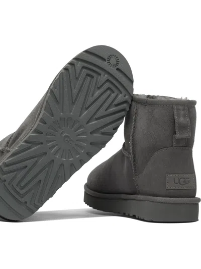 Ugg Classic Mini Ii Suede Boots With Shearling Lining In Multi