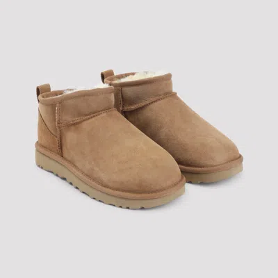 Ugg Classic Ultra Mini Suede Boots For Woman In Multi