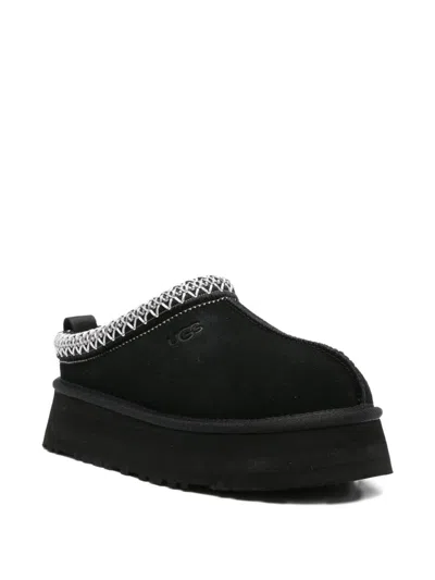 Ugg Tazz Ii Suede Platform Mules In Black