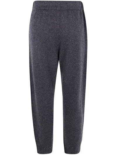 Uma Wang Casual Trousers With Drawstring And Pockets In Blue