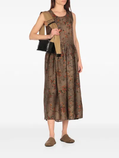 Uma Wang Textured Leather Shoulder Bag With Adjustable Strap In Black