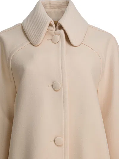 Valentino Beige Virgin Wool Jacket In Neutral