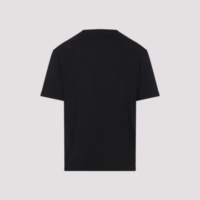 Valentino Crew Neck Graphic Print Short Sleeves T-shirt In Black