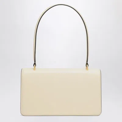 Valentino Garavani Vain Bag With Handle In Shiny Calfskin Woman Butter Uni In Nude