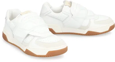 Valentino Garavani Joie De Jouer Leather Low-top Sneakers In White