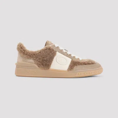 Valentino Garavani Upvillage Lace-up Sneakers In Neutral