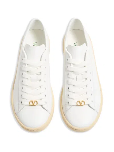 Valentino Garavani Valentino Royco Leather Sneaker In White