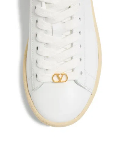 Valentino Garavani Valentino Royco Leather Sneaker In White