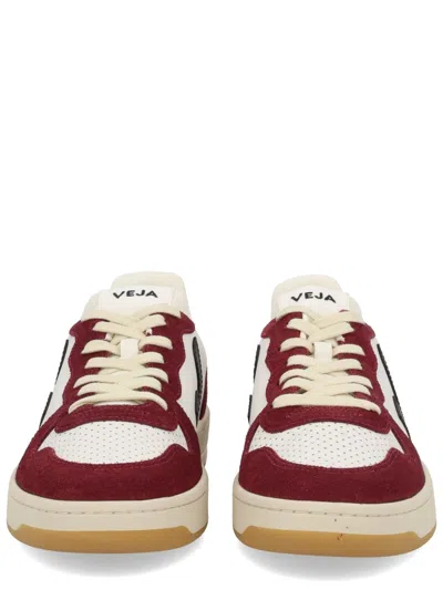 Veja Multicolour Leather And Suede In White