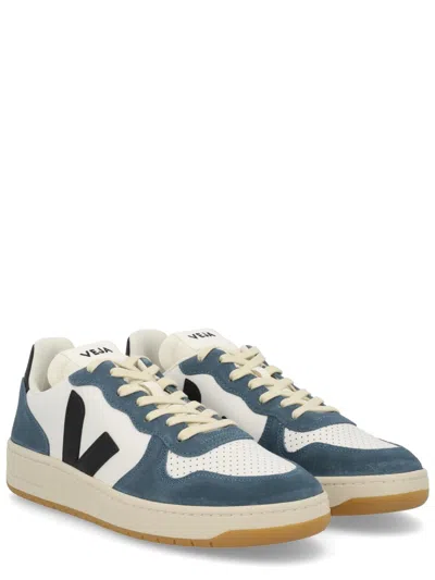 Veja Multicolour Leather Sneaker In White