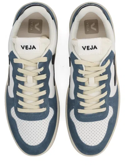 Veja Multicolour Leather Sneaker In White