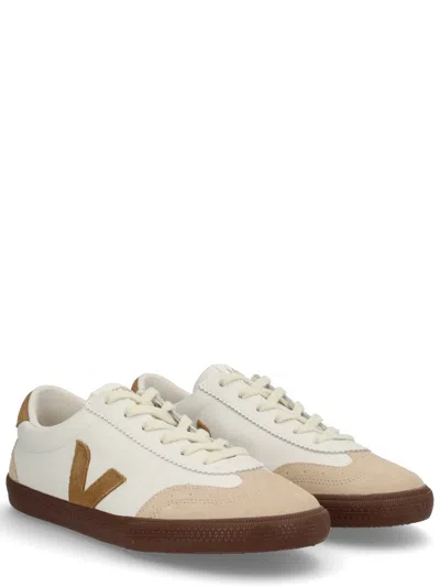 Veja Multicolour Organic Leather In White