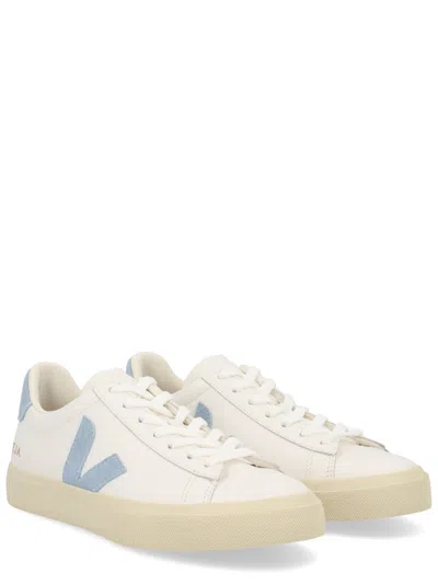 Veja Multicolour Organic Leather Sneaker In White