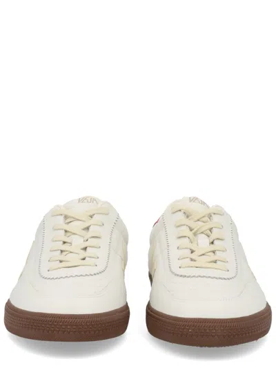Veja Multicolour Organic Traced Leather In White