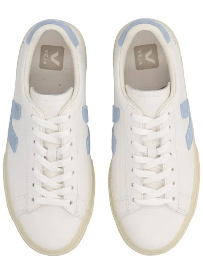 Veja Multicolour Organic Leather Sneaker In White