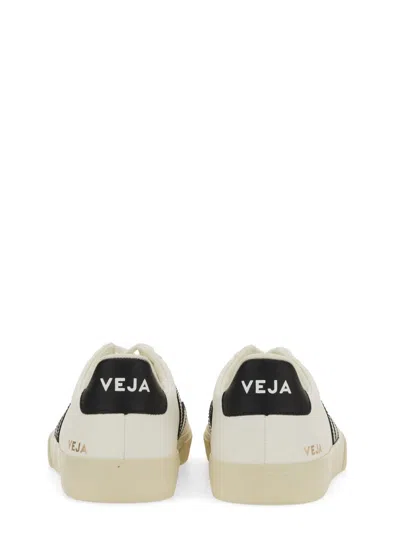 Veja Campo Leather Low-top Sneakers In White