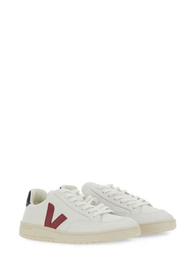 Veja White Leather Sneakers In White