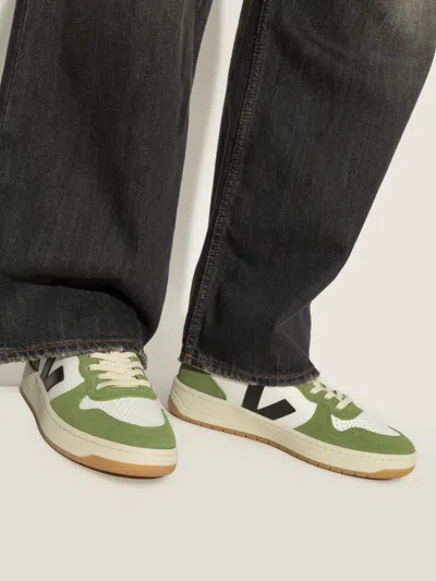 Veja V-10 Prime Leather Sneakers In Multi