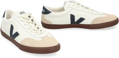 Veja Volley Sneakers With Contrasting Inserts In Neutral