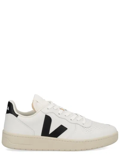 Veja White Leather Sneaker In White