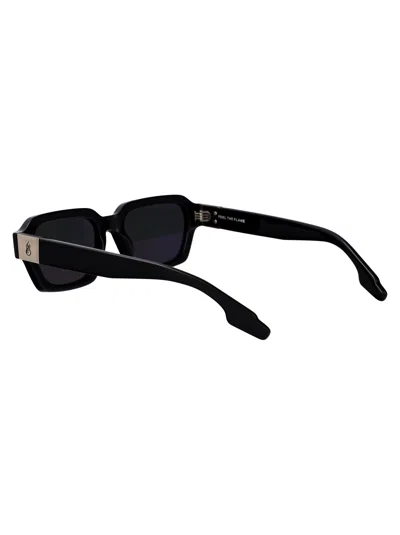 Vision Of Super -bs/grey  Black Grey Acetate Sunglasses In Black