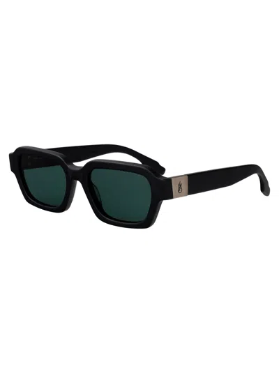 Vision Of Super -mbk/g15 Matte Black Green Acetate Sunglasses In Green