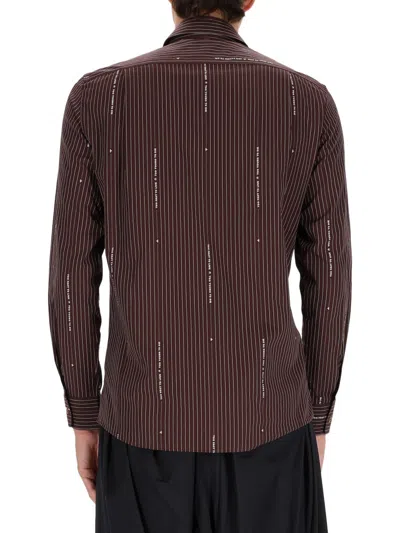 Vivienne Westwood Shirt Krall In Brown
