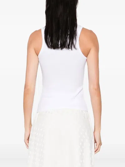 Vivienne Westwood Ribbed Tank Top In White