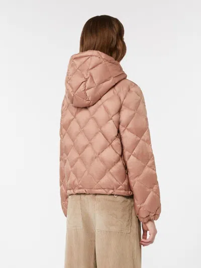 Weekend Max Mara Eris Quilted Jacket Rose In Neutral