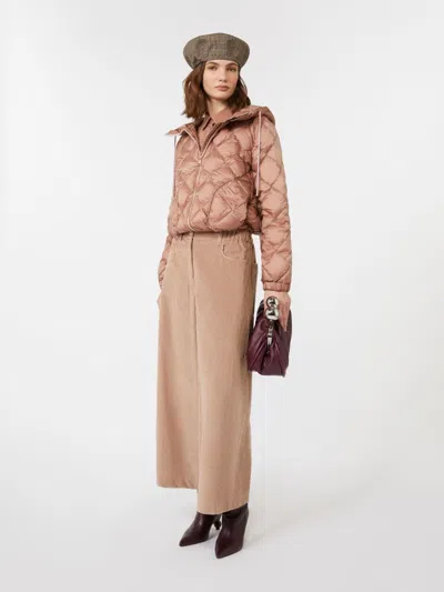 Weekend Max Mara Eris Quilted Jacket Rose In Neutral