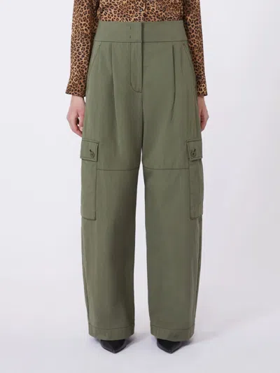 Weekend Max Mara Wkdaquila Trouser Dark Green In Green