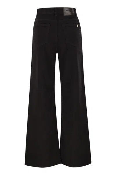 Weekend Max Mara Wide Leg Trousers In Black