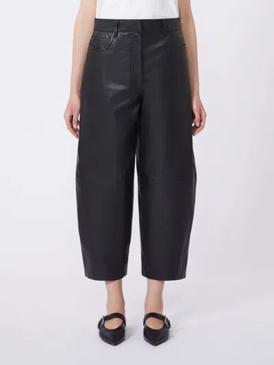 Weekend Max Mara Wkdpagano Trouser Black In Black