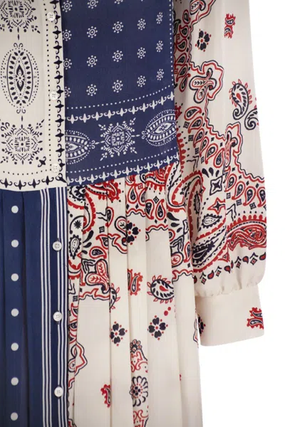 Weekend Max Mara Zuai Printed Viscose Chemisier In Multi