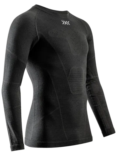X-bionic X Bionic Symbio Black Merino Top In Black