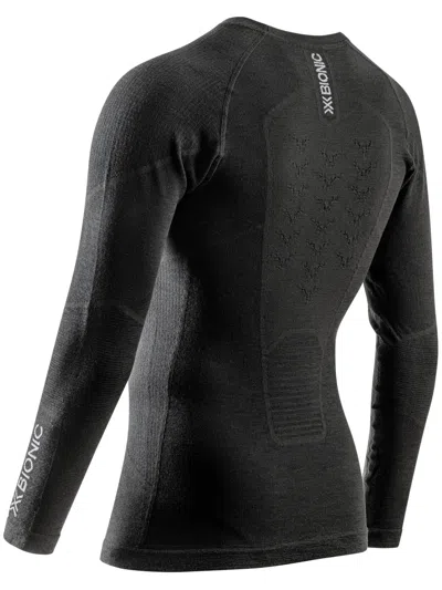 X-bionic X Bionic Symbio Black Merino Top In Black