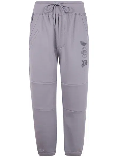 Y-3 Side Graphic Sweatpants In Brown