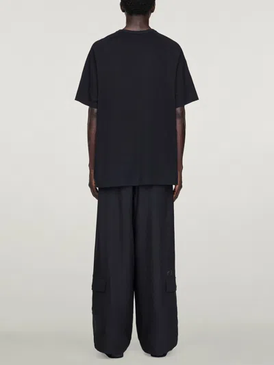 Y-3 T-shirt 3 Stripes In Black