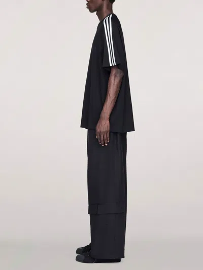 Y-3 T-shirt 3 Stripes In Black