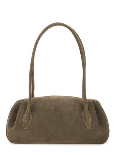 Yuzefi Double Handles Rectangular Shoulder Bag In Red