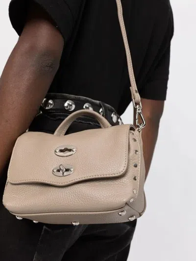 Zanellato "postina Daily" Baby Messenger Bag In Neutral