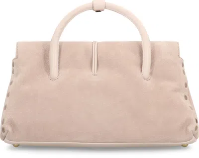 Zanellato Borsa Dotta S In Hammered Leather In Orange