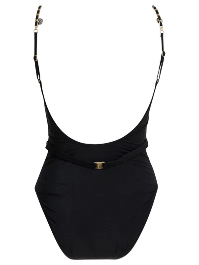 Zimmermann Daylight Chain Scoop One-piece Swimsuit