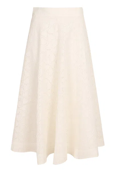 Zimmermann Crush Midi Skirt