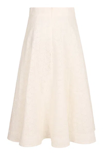 Zimmermann Crush Midi Skirt