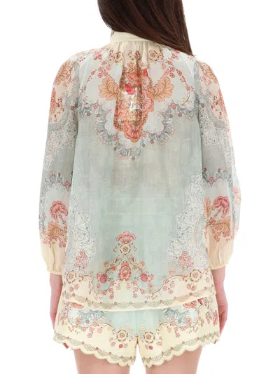 Zimmermann Daylight Printed Blouse In Multi