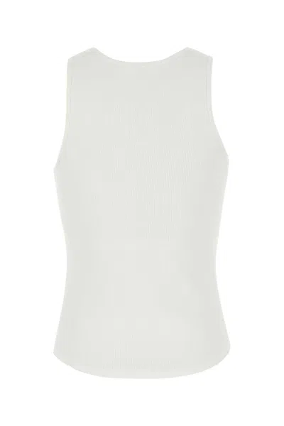 Zimmermann White Stretch Cotton Illuminate Tank Top