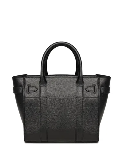 Mulberry Mini Bayswater Zipped Tote Bag In Black