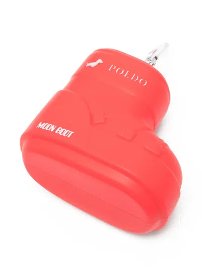 Moon Boot Boot Design Pet Accessory In Red