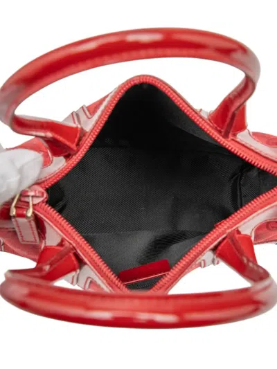 Pre-owned Gucci 20th Century Gg Canvas Handbag In Red